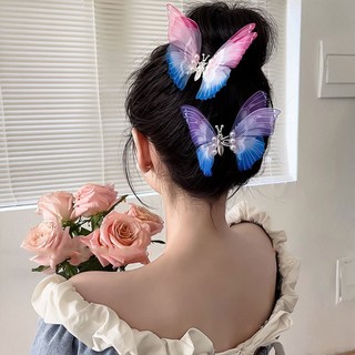 Kẹp Tóc 5D CÁNH BƯỚM RUNG LẮC Khi Di Chuyển - Kẹp Tóc HÌnh Bướm Lò Xo Rung Rinh Dễ Thương Phong Cách Hàn Quốc
