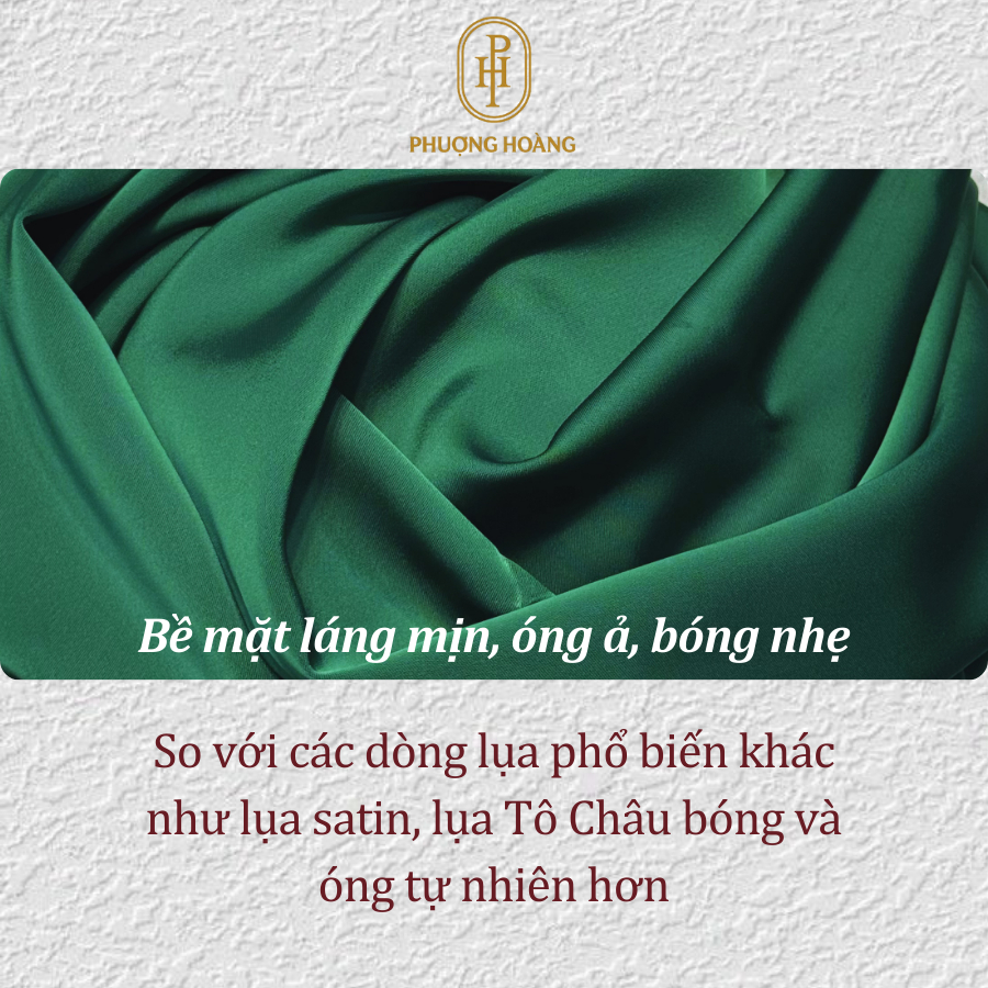 [VẢI PH] LỤA TÔ CHÂU Cao Cấp Loại 1 nhiều màu, may Áo Dài, may đầm váy sang trọng, chất mềm rũ VT07