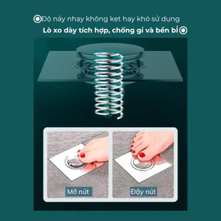 Nắp Đậy Cống Hai Chế Độ Thoát Nước Sàn Tắm Chất Lượng, Thiết Kế Tinh Tế, Hiệu Quả, Đảm Bảo An Toàn.