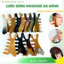 Lược sừng massage đa năng 4 in 1 giúp thư giãn mắt mũi,massage da đầu và cổ vai gáy hiệu quả- MỸ NGHỆ DƯỠNG SINH HT