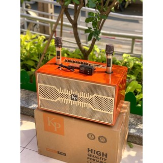 Loa Karaoke KP P368 Có ECHO, REVREVB Hệ Thống 5 Loa  2 Loa Bass, 2 Trung, 1 Treble Cho Chất Âm Chân Thực, Kèm 2 Míc
