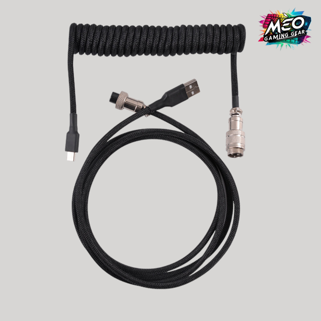 Dây cáp xoắn cho bàn phím cơ - Dây custom 2 đầu Type-C Hỗ trợ 8K Polling Rate - LED sáng 2 đầu | BigBuy360 - bigbuy360.vn