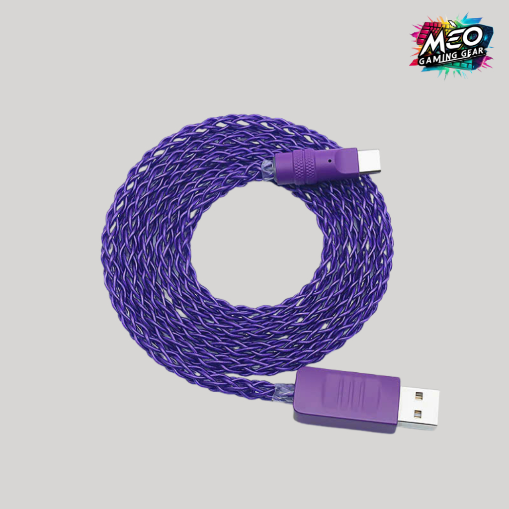 Dây cáp xoắn cho bàn phím cơ - Dây custom 2 đầu Type-C Hỗ trợ 8K Polling Rate - LED sáng 2 đầu | BigBuy360 - bigbuy360.vn