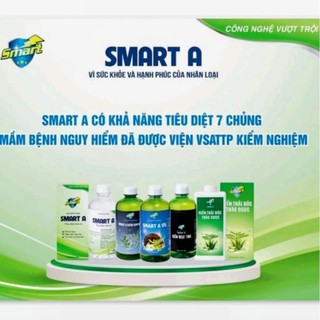 Nước muối Smart A 0.5% – Chăm sóc răng miệng, ho, vệ sinh khoang miệng, dùng hằng ngày cho cả gia đình