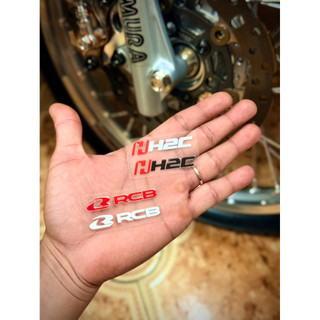 Tem Sticker DTF Dán Trang Trí Biển Số Xe - 3 Mẫu Chữ |SGDC - 1 Tem/Cặp|