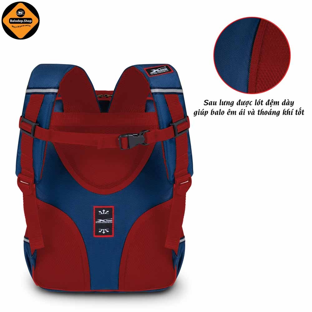 Balo Chống Gù Cho Bé Cao Cấp Xbags Universe XB 3102, Chống Nước, Nhiều Ngăn Rộng, Bảo Vệ Cột Sống!