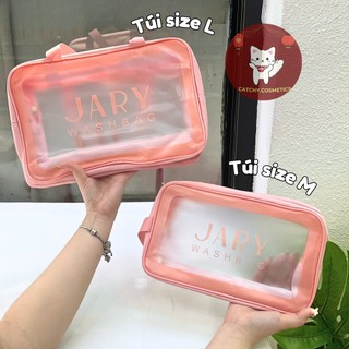[JARY] Túi Đựng Mĩ Phẩm Makeup Jary Trong Suốt Đa Dạng Size Túi, Tiện Lợi Đi Du Lịch