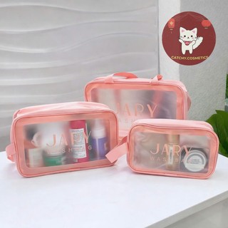 [JARY] Túi Đựng Mĩ Phẩm Makeup Jary Trong Suốt Đa Dạng Size Túi, Tiện Lợi Đi Du Lịch
