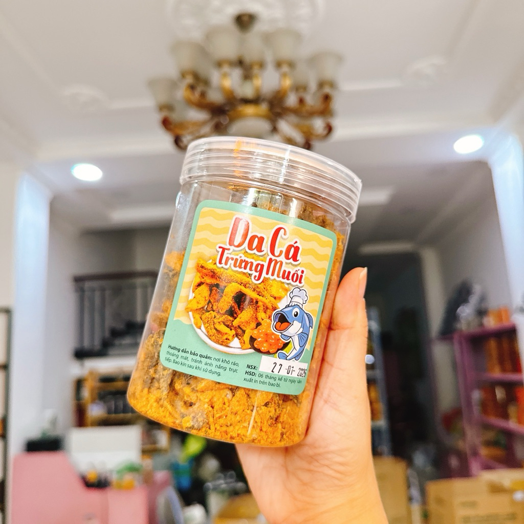 DA CÁ TRỨNG MUỐI Singgapore loại ngon đặc biệt - (1 Hủ nhí - 150gr)