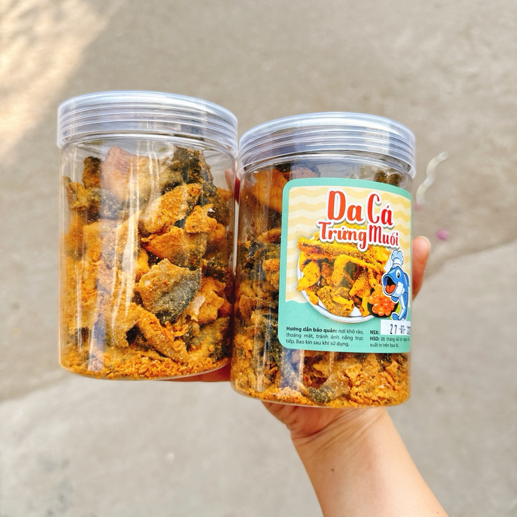 DA CÁ TRỨNG MUỐI Singgapore loại ngon đặc biệt - (1 Hủ nhí - 150gr)