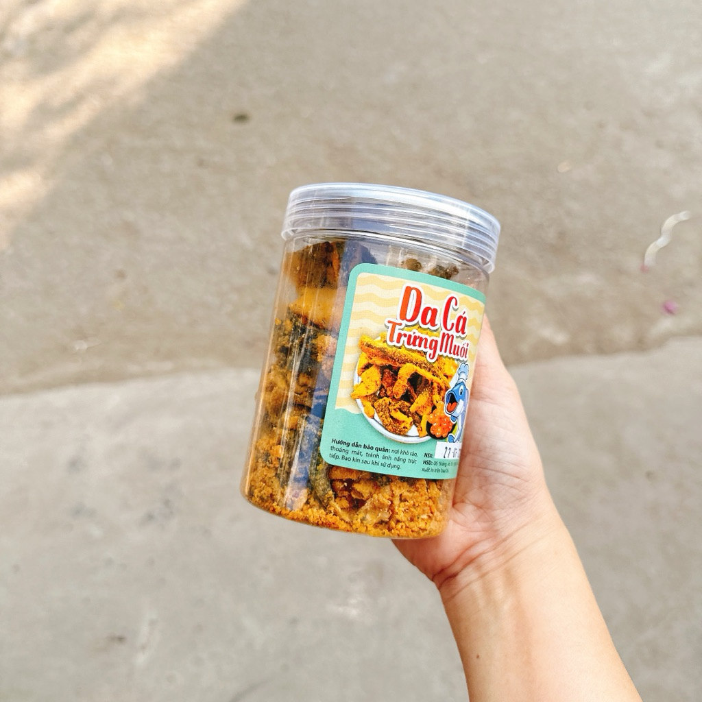 DA CÁ TRỨNG MUỐI Singgapore loại ngon đặc biệt - (1 Hủ nhí - 150gr)