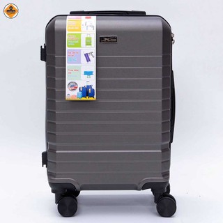 Vali Du Lịch Size 20 Có Cổng Sạc USB Xbags XB6104 Màu Xám Sang Trọng, Đẳng Cấp, Có Khóa TSA Quốc Tế!