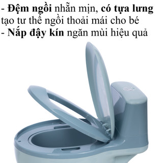 Bô Vệ Sinh Trẻ Em Hokori 5457, Bệ Ngồi Toilet Cho Bé Tập Đi Vệ Sinh, Chắc Chắn Nhựa Việt Nhật