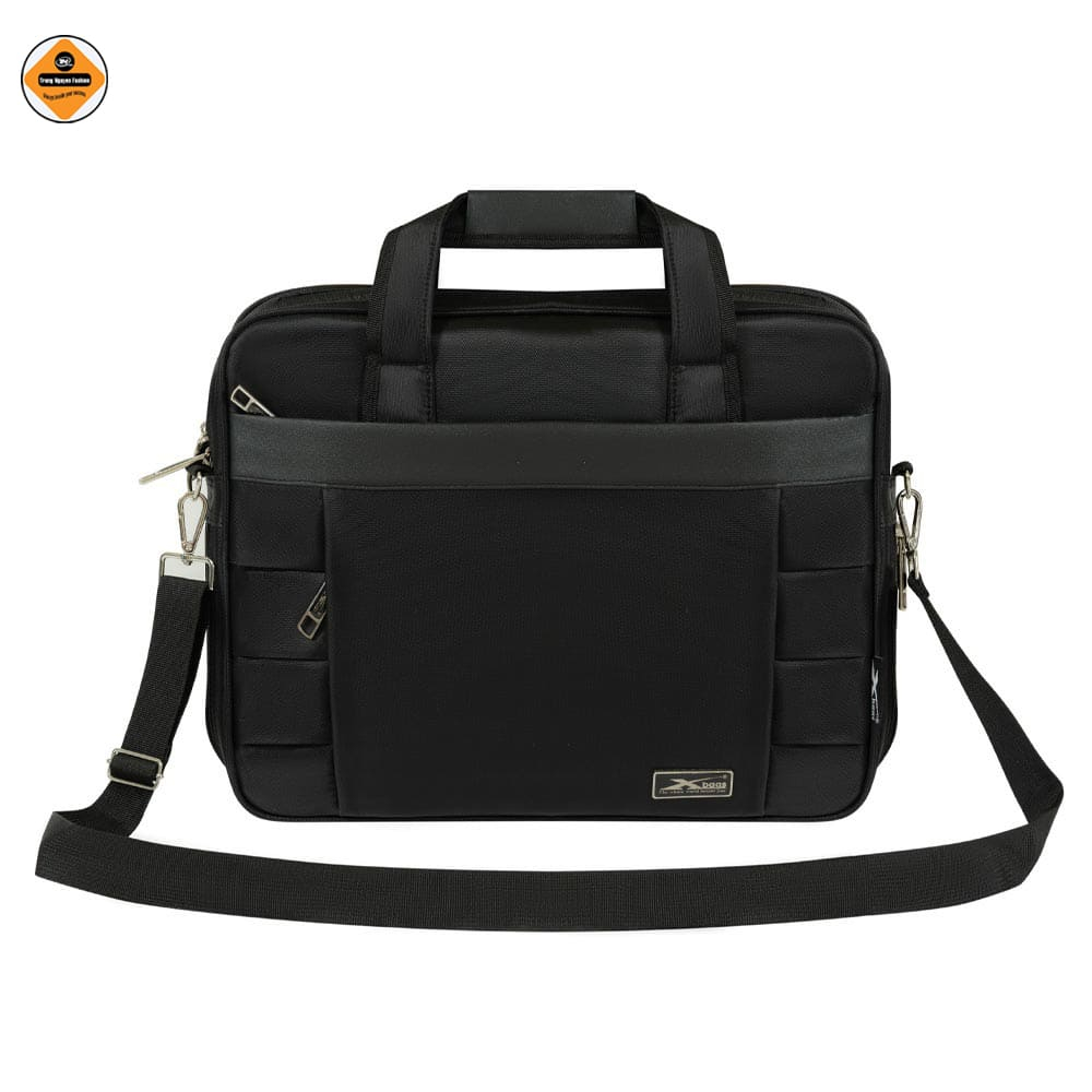 Cặp Doanh Nhân Cao Cấp Xbags Expand Pro XB 4002 Màu Đen, Có Khóa Nới Rộng, Đựng Laptop 15.6–17 Inch!