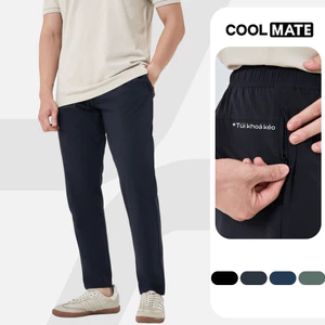 Quần dài nam Daily Pants sợi Sorona, nhuộm Cleandye siêu nhẹ, chống nhăn, chống tia UV - Coolmate