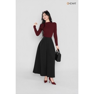 Quần Ống Rộng 𝐂𝐂𝐇𝐀𝐓 Dáng Suông Hara Đa Công Năng Chất Liệu Tuytsi Cao Cấp 25QDS2023ST