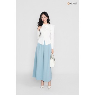 Áo Thun 𝐂𝐂𝐇𝐀𝐓 Dáng Ôm Kiểu Dài Tay Trendy Chất Liệu Co Giãn Cao Cấp 25TDC2030OT