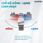 Củ Sen Nóng Lạnh Inox 304 Đúc Nguyên Khối Mạ Mờ | CR-118 | Phối Vòi Sen Nhà Tắm Và Cài Treo Cùng Màu — ảnh 3