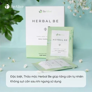 Tăng Cân HERBAL BE của BEALIVE chính hãng giúp ăn ngon ngủ ngon, tăng cân hiệu quả