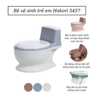 Bô Vệ Sinh Trẻ Em Hokori 5457, Bệ Ngồi Toilet Cho Bé Tập Đi Vệ Sinh, Chắc Chắn Nhựa Việt Nhật