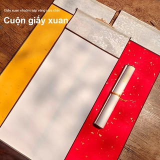 Biểu Lụa Bồi Giấy Xuyến 32x72cm Viết Thư Pháp Vẽ Tranh Thuỷ Mặc Nhiều Màu Sắc