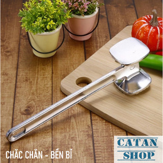 Búa Dần Thịt 2 Đầu Hợp Kim Cao Cấp Dụng Cụ Làm Mềm Thịt Thấm Gia Vị Nhanh 2 Mặt Cán Dài Chắc Chắn Dễ Vệ Sinh