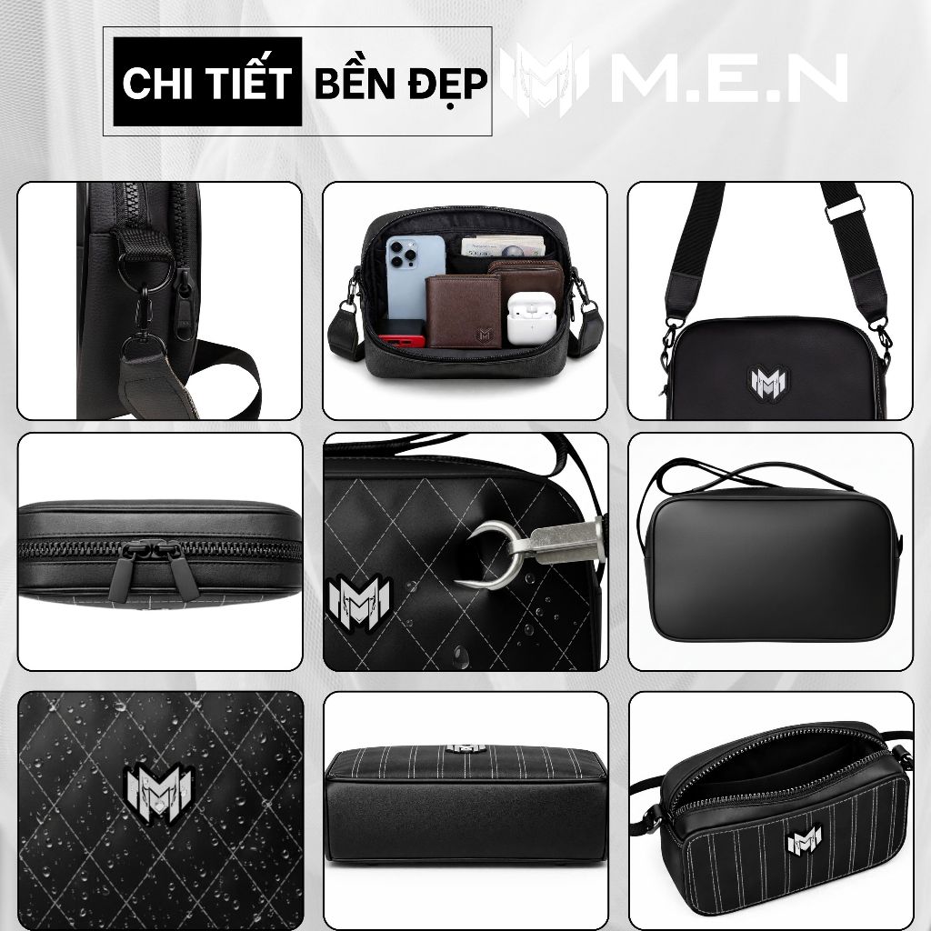 Túi đeo chéo thời trang BX9-CAPTAND Ngang Men siêu chất [CÓ SẴN]