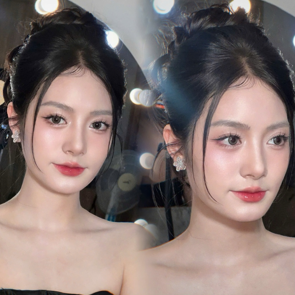 Kính áp tròng  màu đặc biệt Choco Gray chất liệu Silicon Hydrogel thời gian đeo 14h-24h hạn dùng 12 tháng Eyeblink