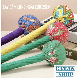 Cây Đấm Lưng Thảo Mộc Ngải Cứu Gậy Massage Cầm Tay Giảm Căng Thẳng Giảm Đau Nhức Xương Khớp-GD981-Damlung-25cm