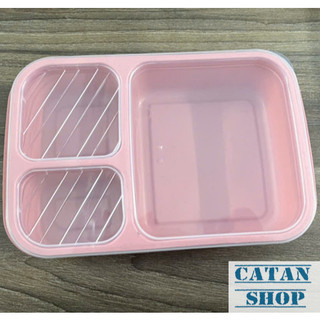 Hộp Đựng Cơm Lúa Mạch Khay Nhựa Đựng Cơm 3 Ngăn Tiện Dụng Nắp Đậy Kín Chịu Nhiệt Độ Cao Chất Liệu An Toàn