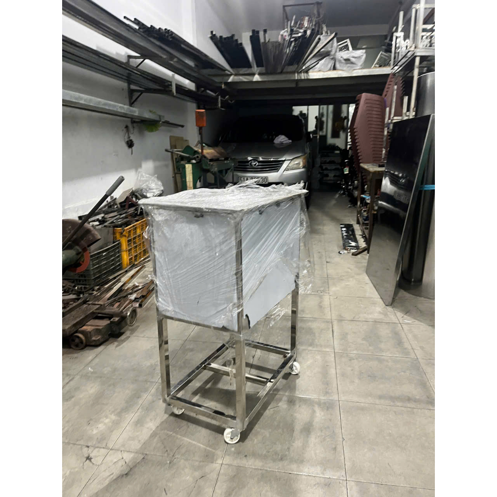thùng đá inox giữ nhiệt cao cấp inox 100% bao bền