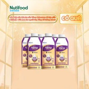 Lốc 6 hộp sữa bột pha sẵn Värna Colostrum (6 hộp giấy x 237ml) - Sữa non cho người lớn, Tăng đề kháng nhanh