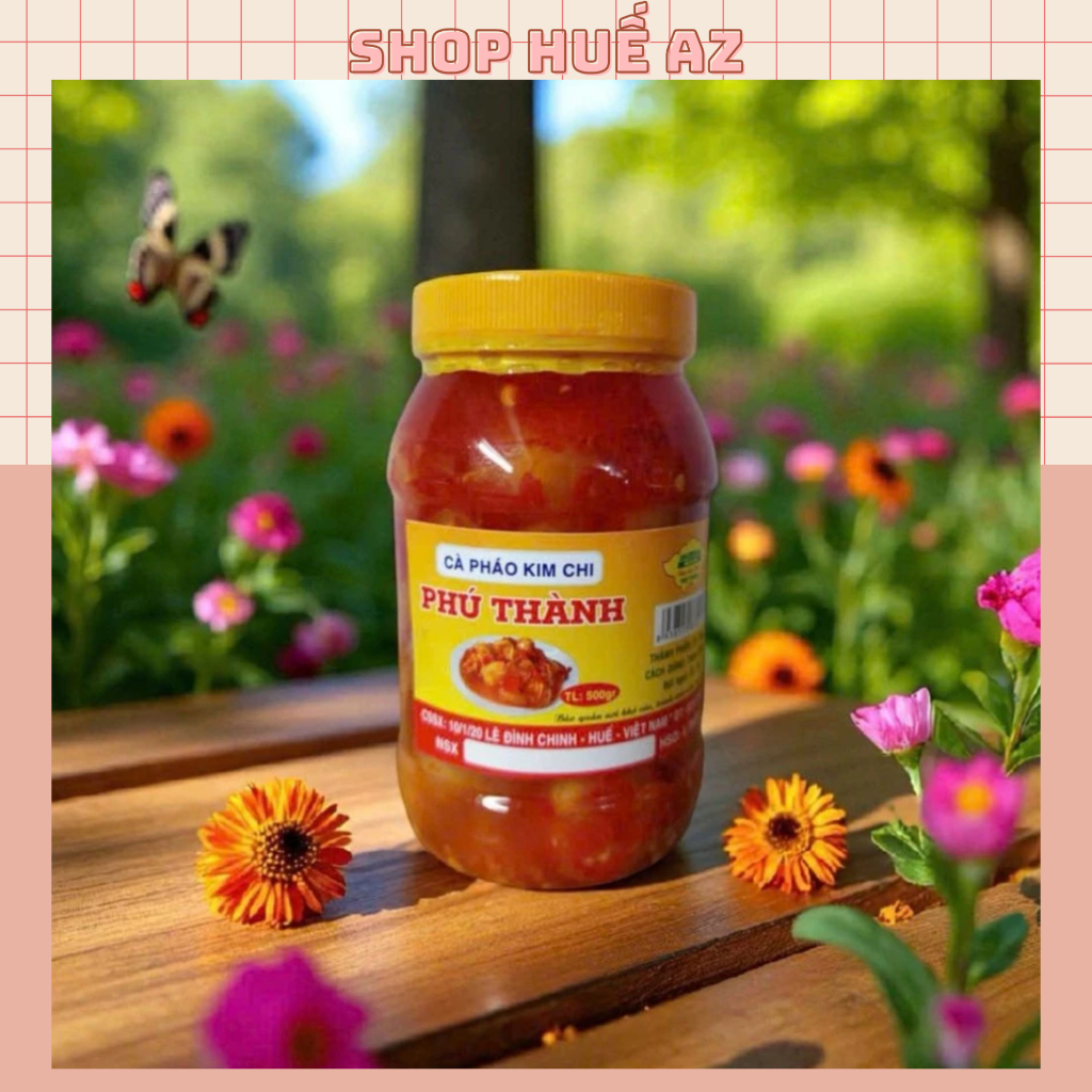 Mắm Cà Pháo Kim Chi PHÚ THÀNH 500gr_ Siêu giòn_ Siêu ngon_ Đặc sản Huế