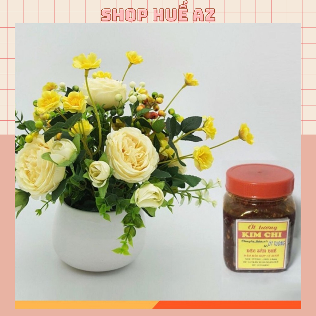 Ớt tương Kim Chi hũ 200g - dùng với nước mắm, nước tương, kho cá thịt, bánh tráng trộn, kim chi