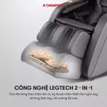 [LIVE] Ghế massage KINGSPORT Standard G4 con lăn di chuyển cổ vai, túi khí massage tay dài — ảnh 3