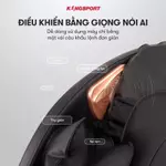 [LIVE] Ghế massage KINGSPORT Standard G4 con lăn di chuyển cổ vai, túi khí massage tay dài — ảnh 6