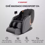 [LIVE] Ghế massage KINGSPORT Standard G4 con lăn di chuyển cổ vai, túi khí massage tay dài — ảnh 2