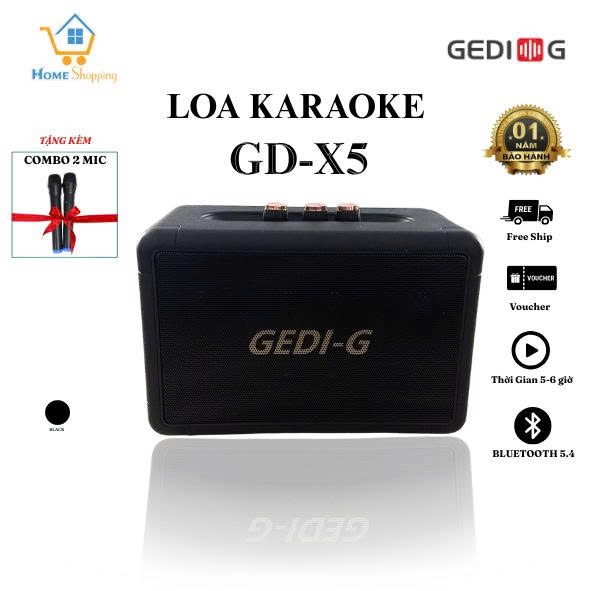 KINYO Loa Karaoke Xách Tay KINYO-S16, KINYO-S21  Kèm 2 Micro Chip Sử Lý Âm Thanh DSP Loa Vòm 360 Độ