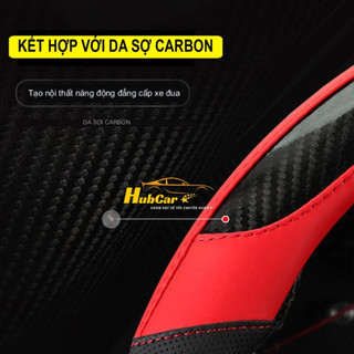 Bọc Vô Lăng Ô Tô Honda Civic Bọc Vô Lăng Carbon Cao Cấp Tròn Size38 Mang Lại Cảm Giác Chắc Tay