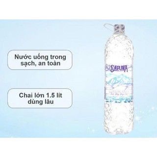 Thùng 12 chai nước uống Sapuwa 1.5 lít