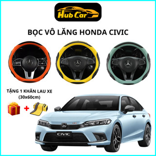 Bọc Vô Lăng Ô Tô Honda Civic Bọc Vô Lăng Carbon Cao Cấp Tròn Size38 Mang Lại Cảm Giác Chắc Tay