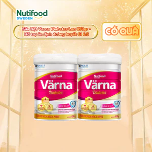 Combo 2 Lon sữa bột Varna Diabetes (Lon 850g) - Chỉ số đường huyết thấp nhất