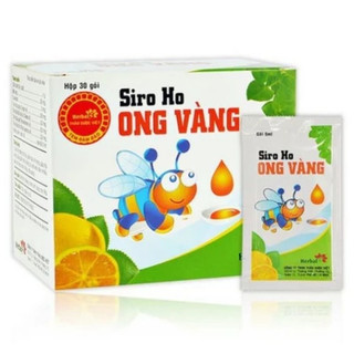 siro ho ong vàng hộp 30 gói