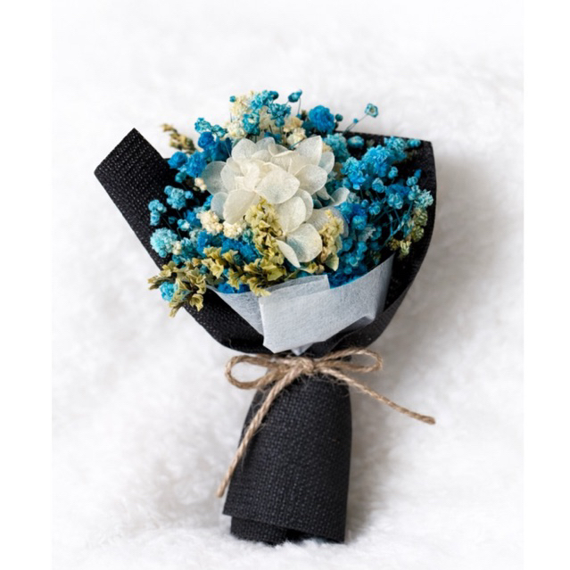 Bó Hoa Khô Mini Tone Đỏ N05 - Quà Tặng Valentine, Sinh Nhật, Kỷ Niệm Nhỏ Xinh Ý Nghĩa