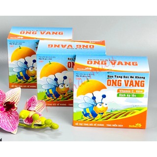 Siro Ong Vàng tăng hỗ trợ tăng sức đề kháng, tăng miễn dịch (30 gói x 5ml)