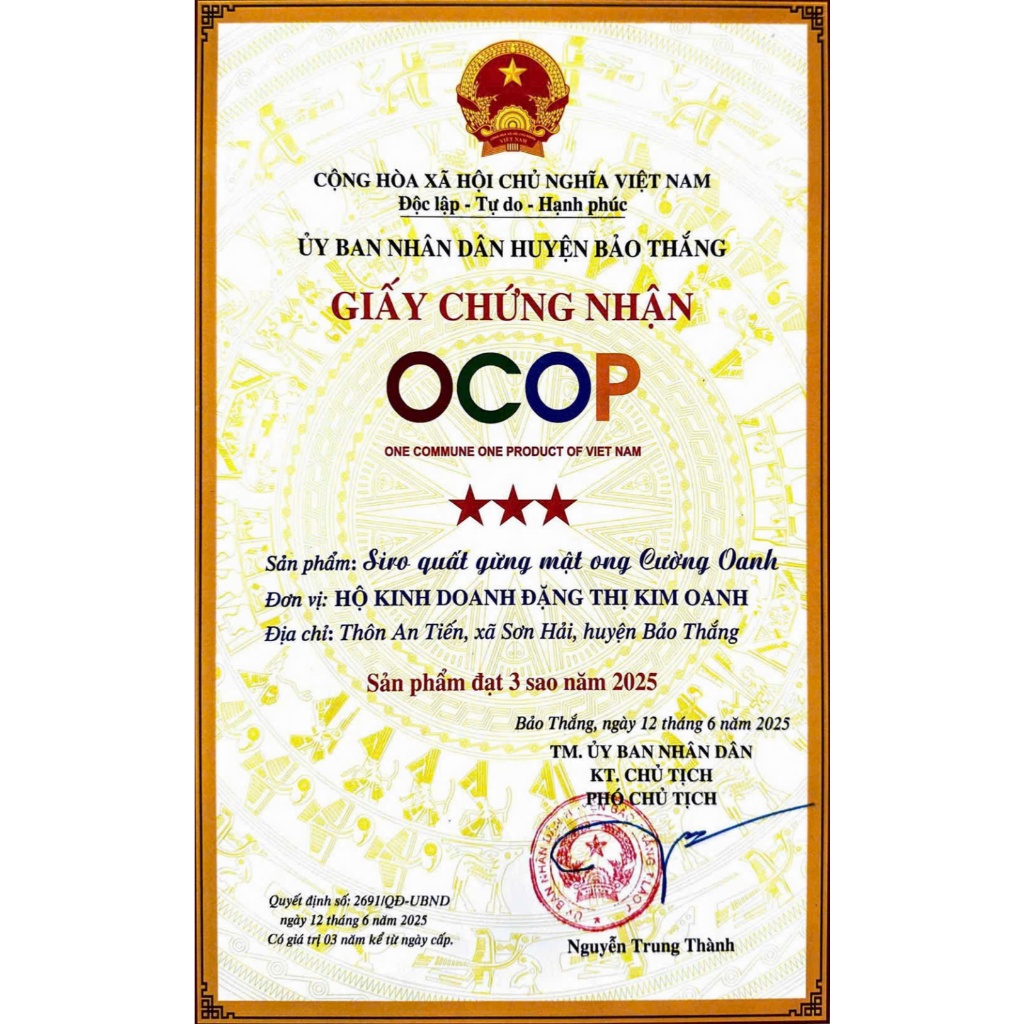 Hộp Quà Quất Gừng Mật Ong OCOP – Siro & Ô Mai Quất – Quà Biếu Lịch Sự