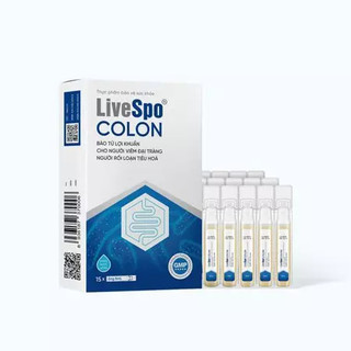 LiveSpo Colon(10 ống) - Men vi sinh chứa bào tử lợi khuẩn dùg cho viêm đại tràng, tiêu chảy, táo bón