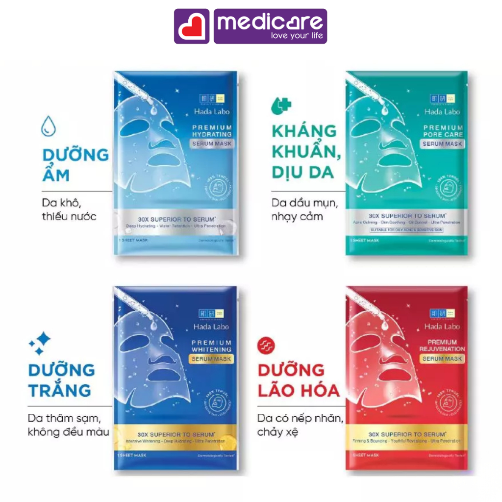 Mặt nạ HADA LABO premium 23g