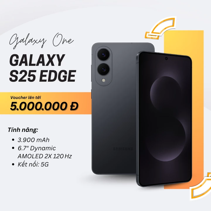 Điện Thoại Samsung Galaxy S25 Edge 5G - Like New 99%