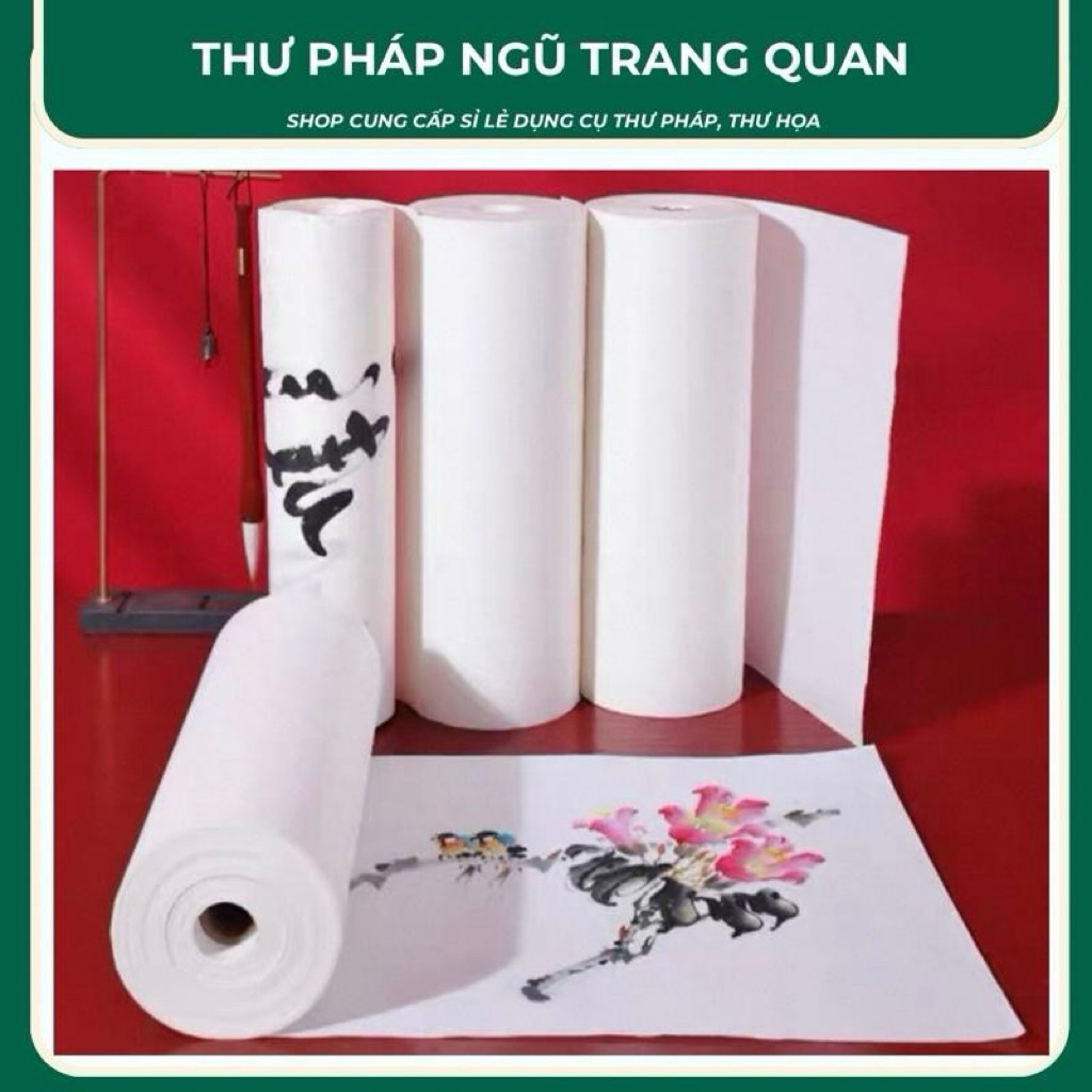 Cuộn Giấy Bán Sinh Cao Cấp Viết Tranh Thư Pháp & Thủy Mặc | 50